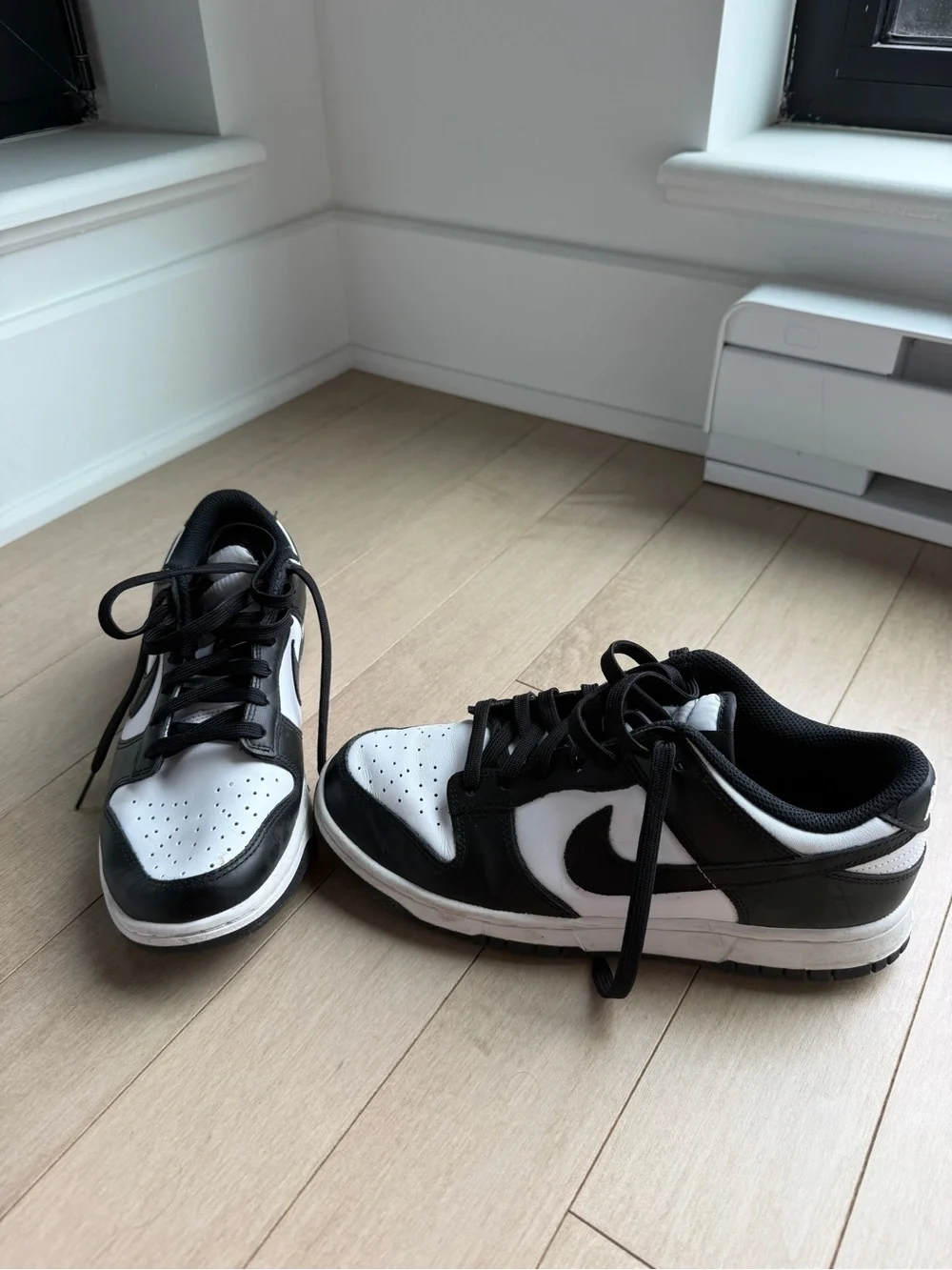 Nike Panda Dunk Black & White Low-Top Sneakers - Picture 3 of 4